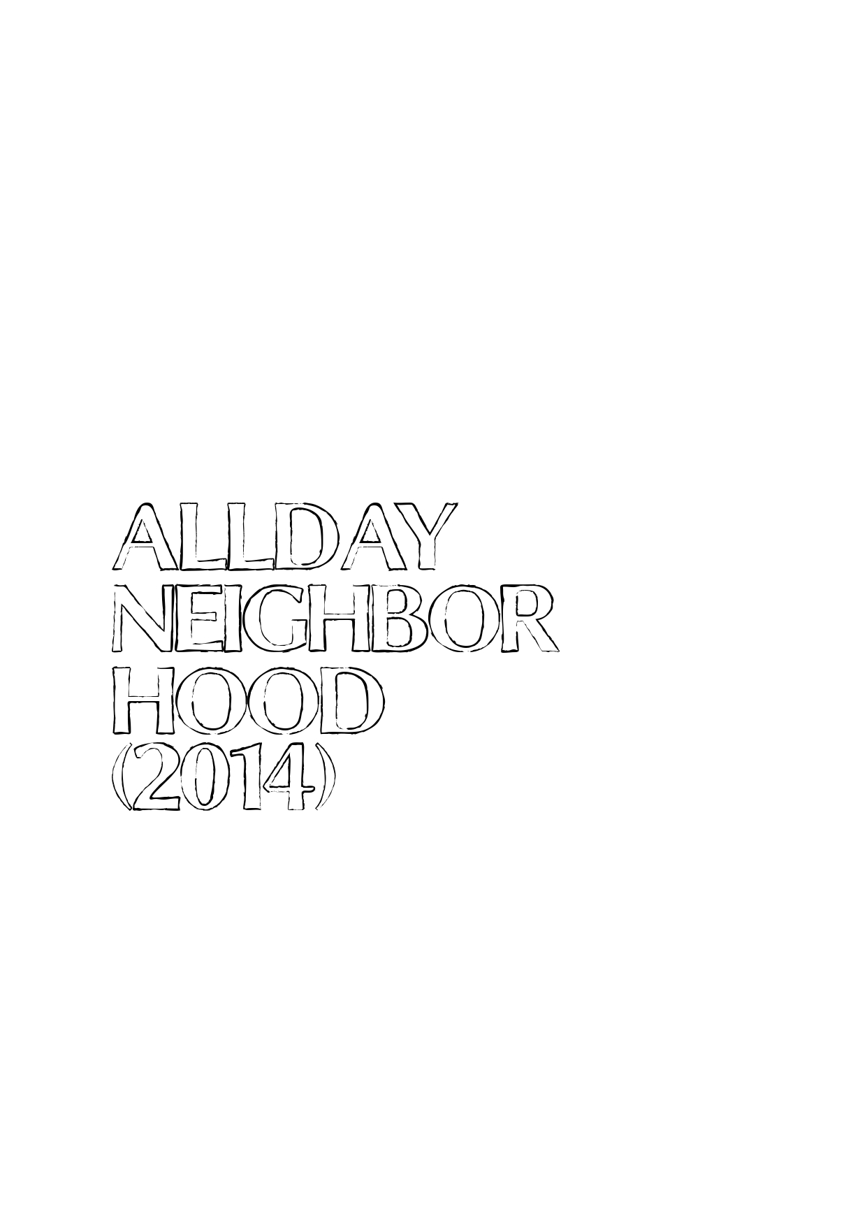 AllDayNeighborhood(2014)