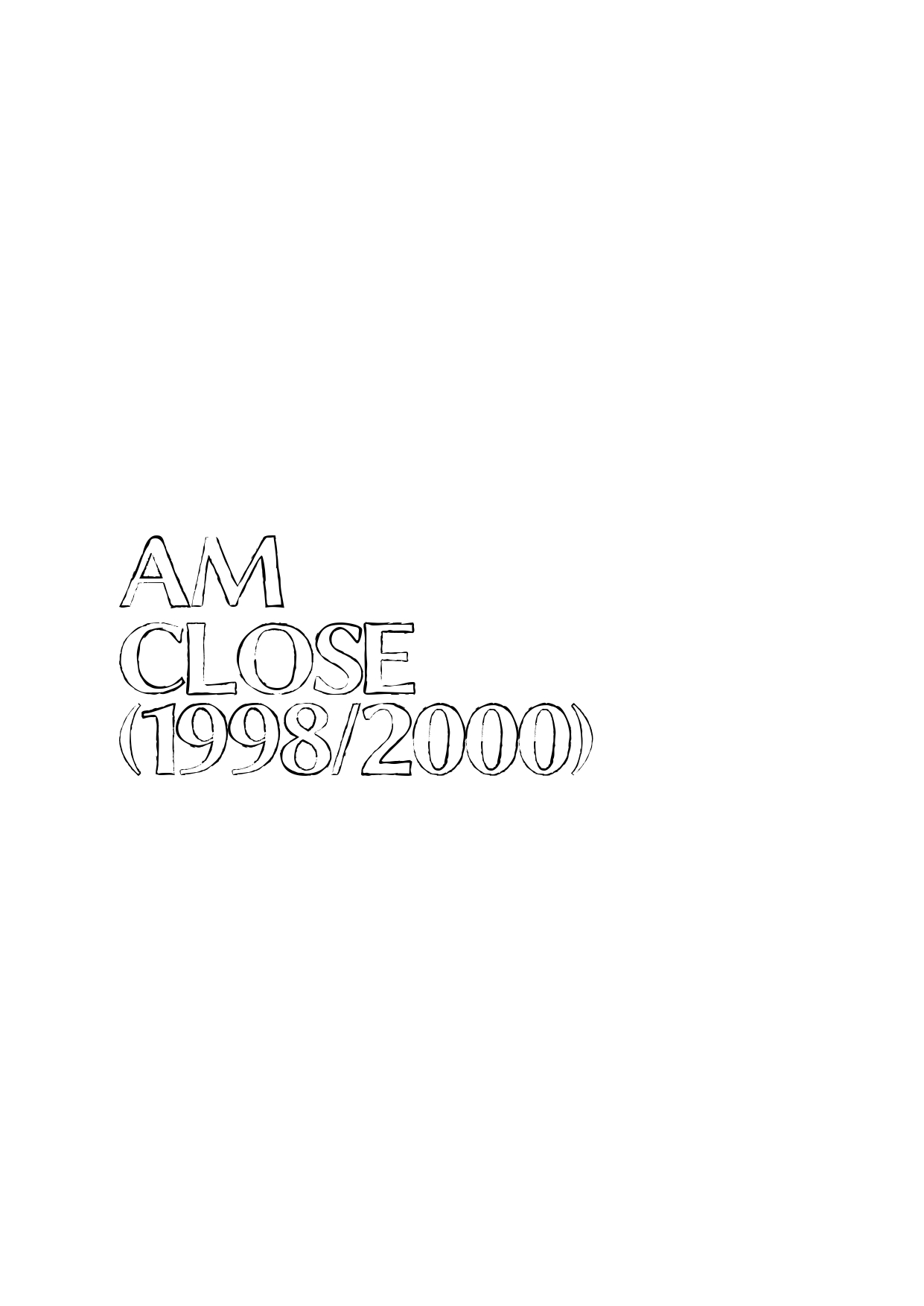AM(close)1998/2000